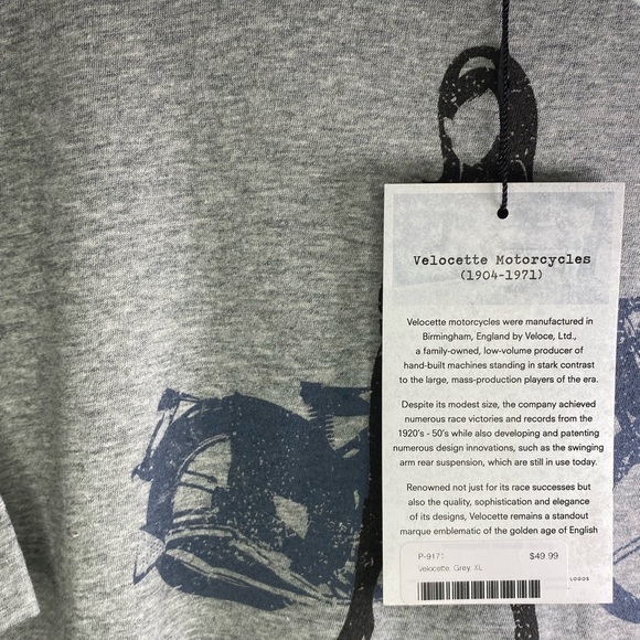 NWT Velocette motorcycles- Men’s T-shirt - Picture 2 of 3
